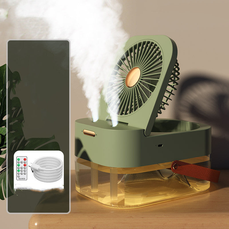 Humidifier Spray Fan Portable Fan Air Cooler Air Humidifier USB Fan Desktop Fan With Night Light For Summer Home Appliance