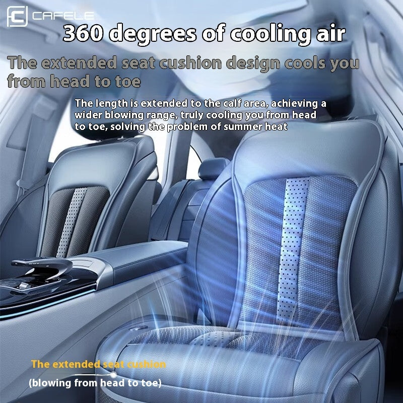 Car Refrigeration Cushion Waist Support Ventilation Cushion Summer Smart Backrest Cool Cushion Universal
