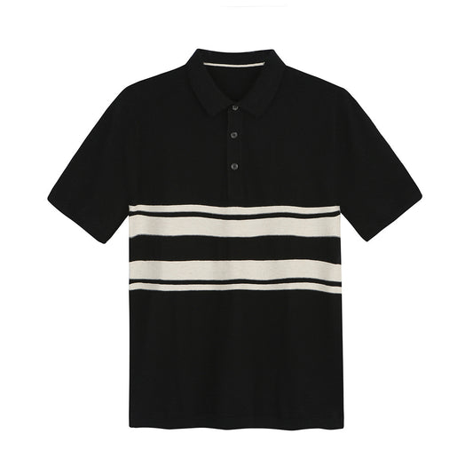 Men's Polo Shirt Short Sleeve Breathable Huafu Combed Cotton