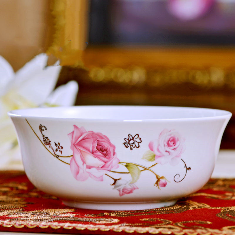 Household Japanese Bone China Ceramic Bowl
