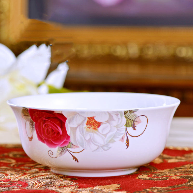 Household Japanese Bone China Ceramic Bowl