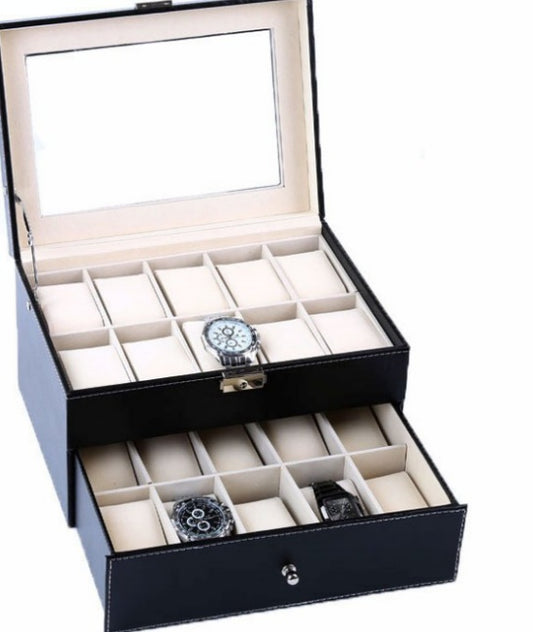 Stock supply 20 double-layer watch box watch storage box watch box wholesale watch box
