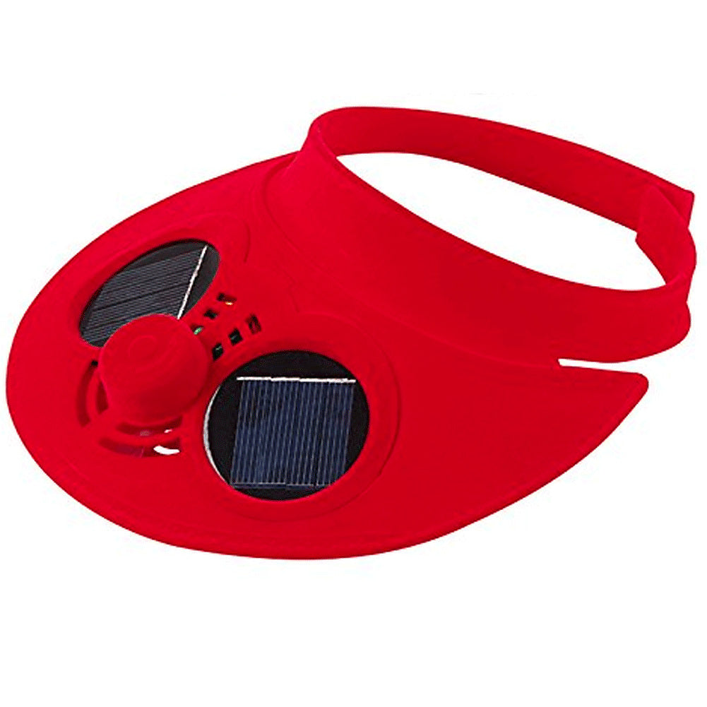 Solar Cap with Rechargeable Storage Cap with Switch Fan Cap