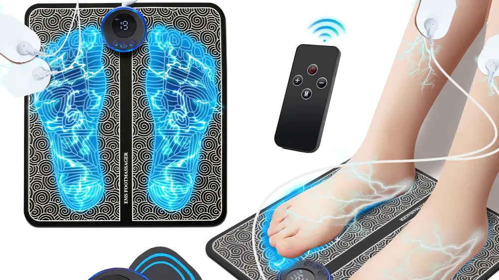 Electric EMS Foot Massager Pad Portable Foldable Massage Mat - The Trend