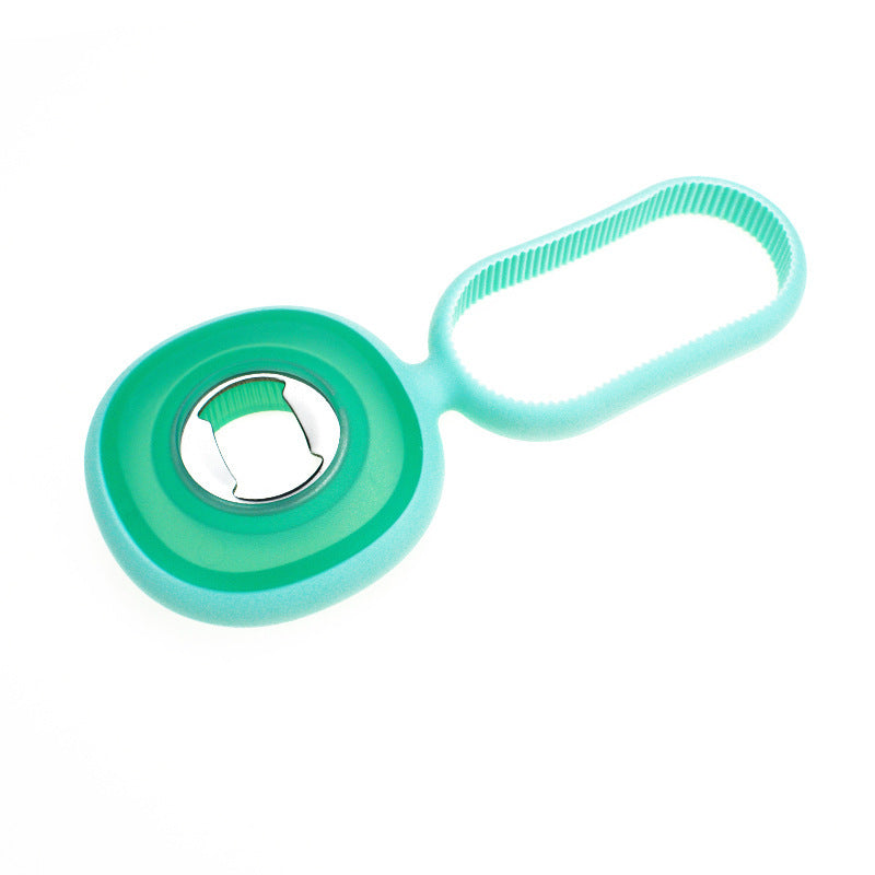 Multifunctional silicone bottle opener