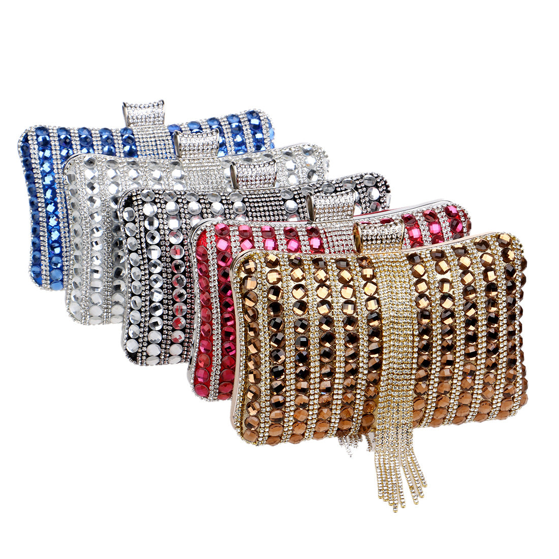Fringed Evening Clutch Bag - The Trend