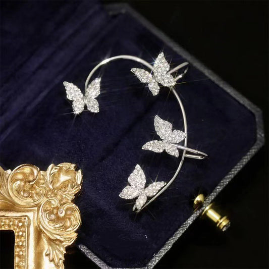 Butterfly Ear Clip And Ear Hook Jewelry - The Trend