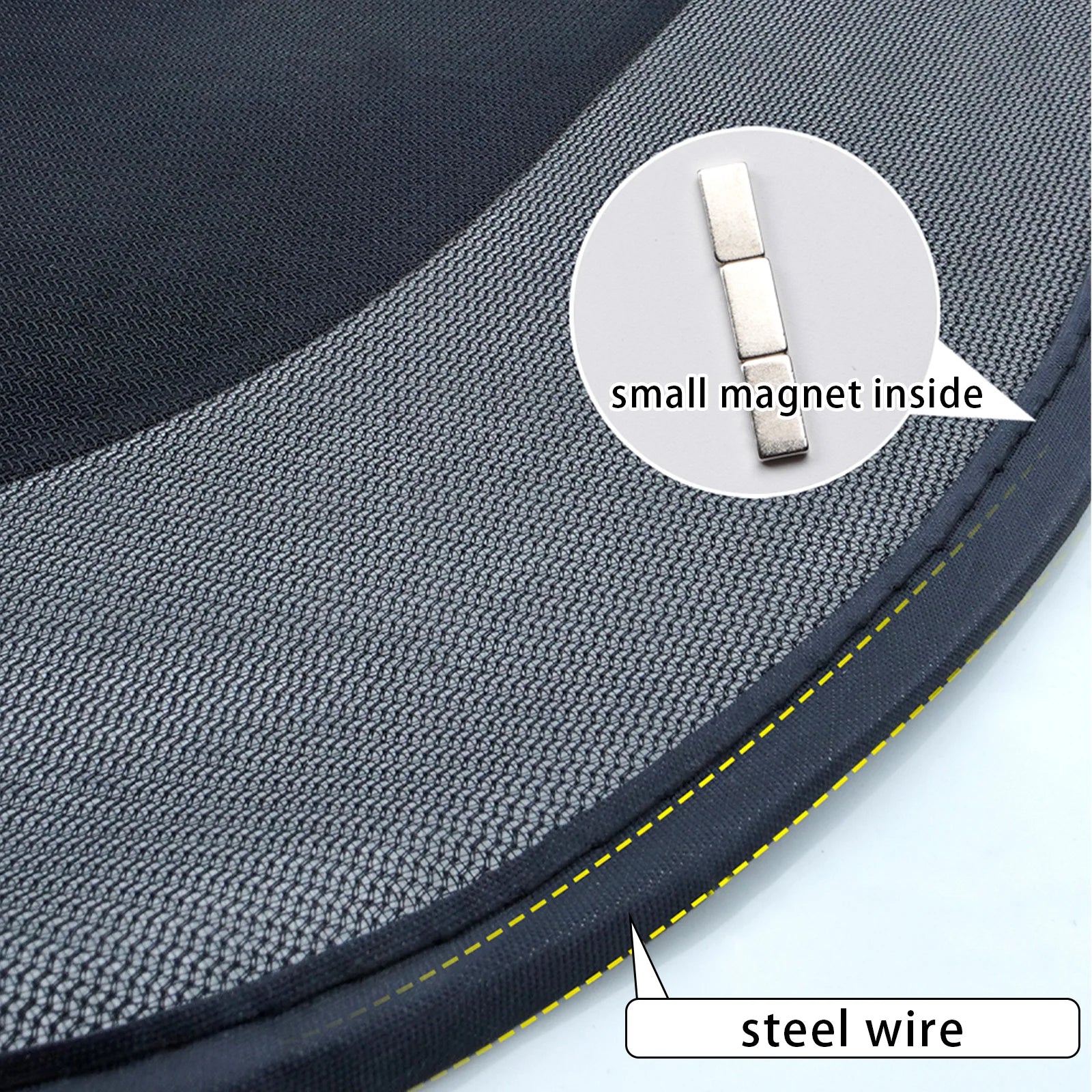 Magnetic Moonroof Sunroof Sun Shade Mesh Car Roof Awnings Cover Camping Kept The Bugs Out Screen Anti-Mosquito Trips SUV Tent
