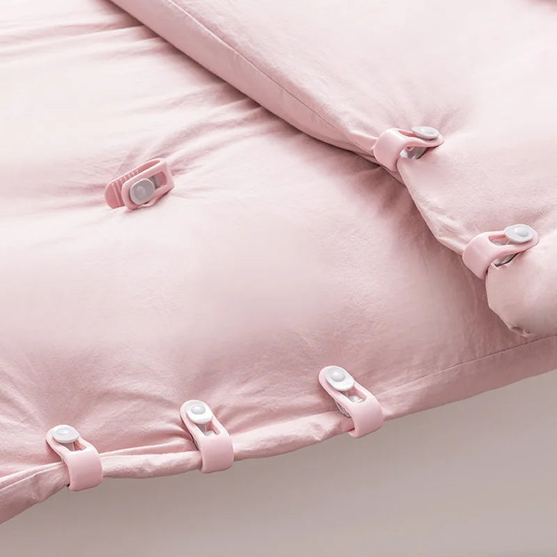 2/12Pcs Bed Sheet Clips Bedroom Plastic Quilt Holder Sleep Non-slip Blanket Curtain Fastener Clip Bed Cover Duvet Sheet Fixer