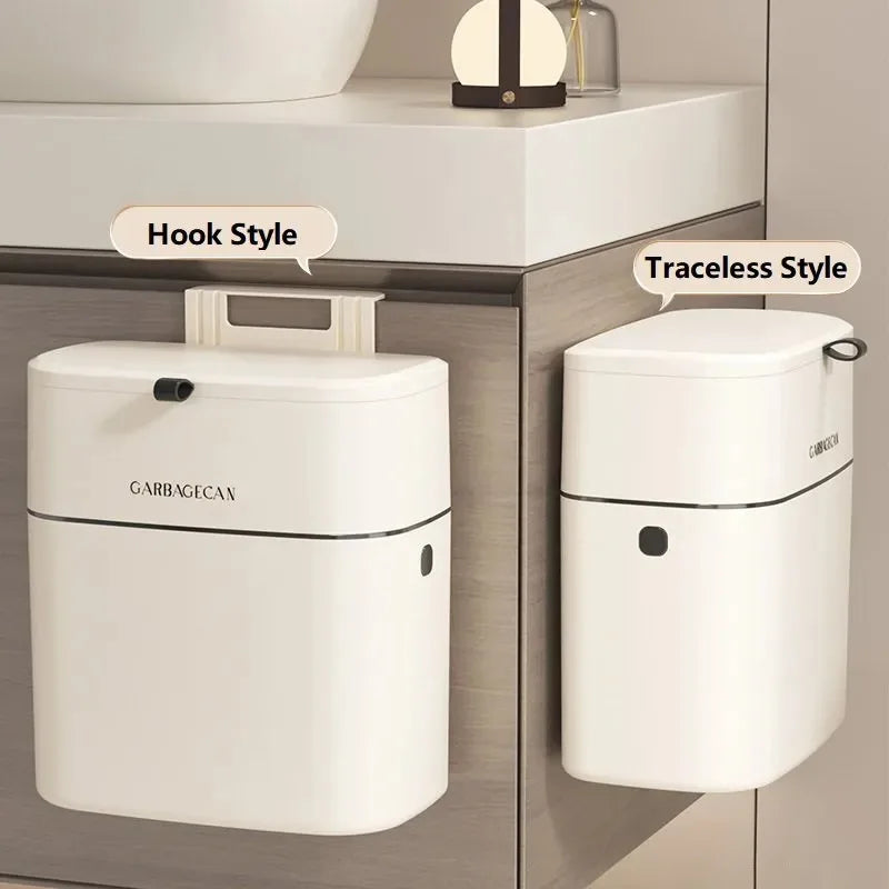 10L Wall Mounted Hanging Trash Bin - The Trend