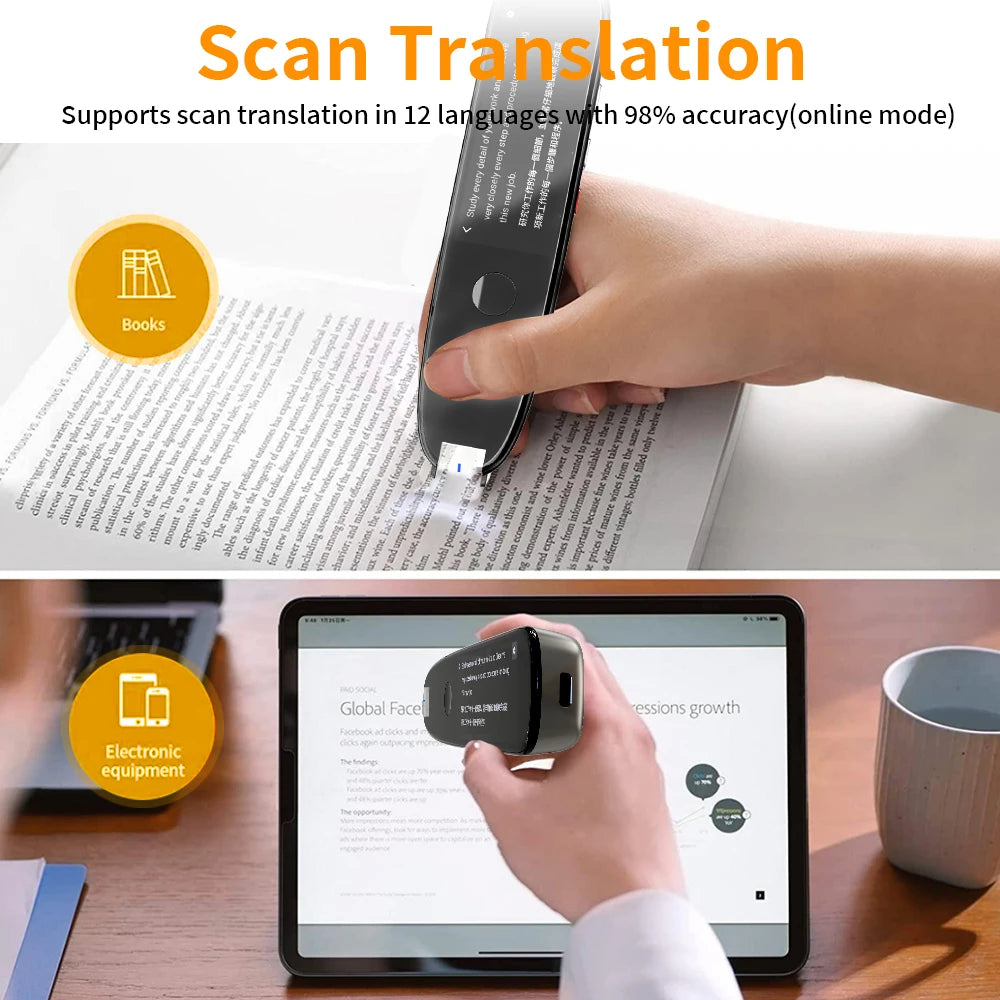 Reading Pen X2/X3 Translator and Dyslexia Autism Smart Voice Scan Translator Pen 112 languages translation - The Trend