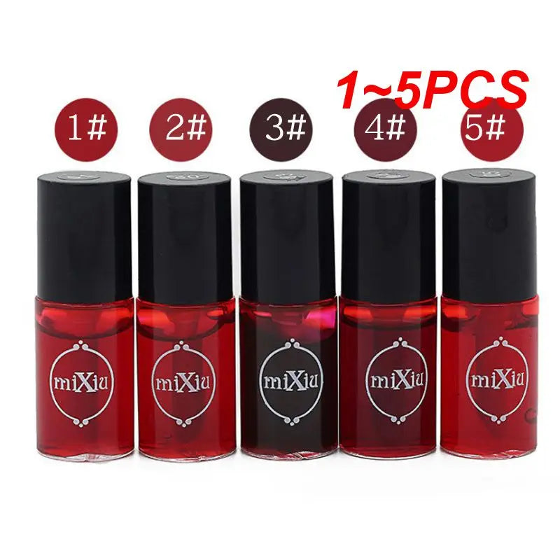 1~5PCS Women Makeup Waterproof Multifunction Lip Gloss Tint