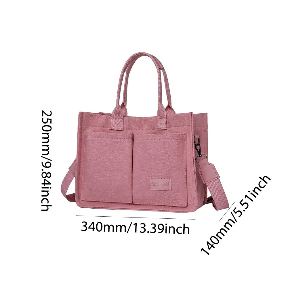 Casual Daily Canvas Tote Shoulder Bag Women - The Trend