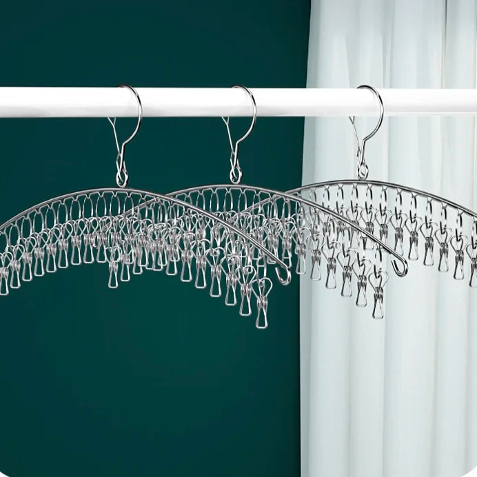 10/20Pegs Stainless Steel Clothes Drying Hanger - The Trend