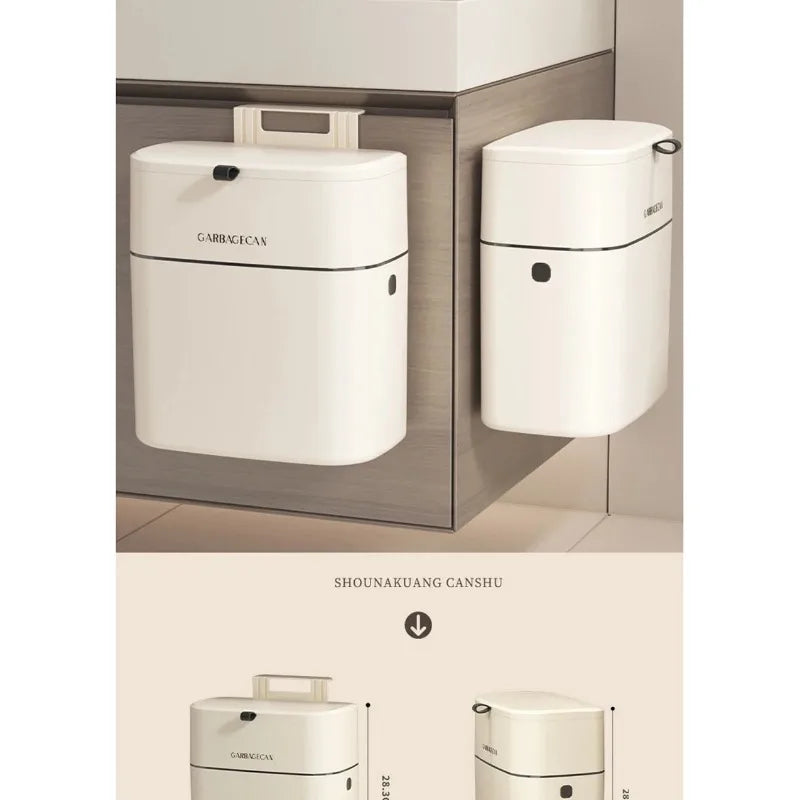 10L Wall Mounted Hanging Trash Bin - The Trend