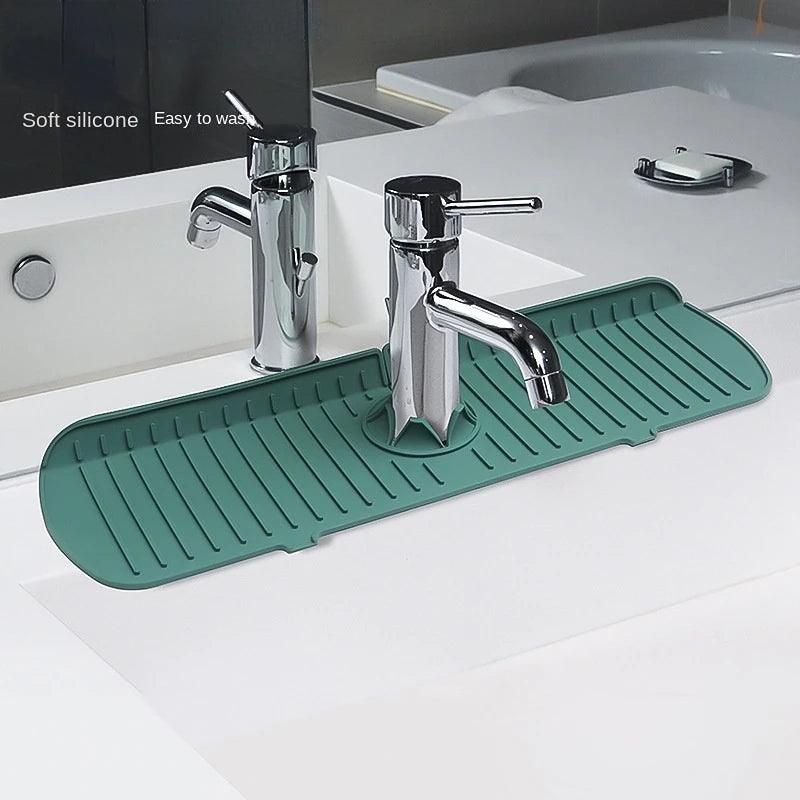 Silicone Water Catcher Mat and Large Sink Splash Pad for kitchen and bathroom - The Trend
