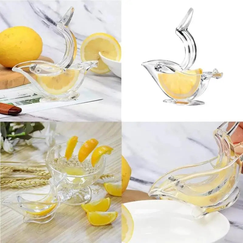 3/2/1PC Press Squeeze Fruit Mini Transparent Portable Orange Lemon Manual Juicer - The Trend