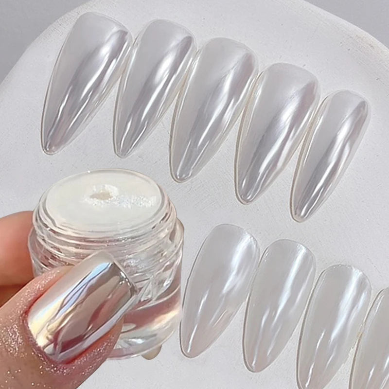 1Box Moonlight Mirror Nail Powder  Nail Decoration Manicure D