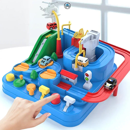 Educational Toys Children Track Adventure Game Brain Mechanical Interactive Train - The Trend