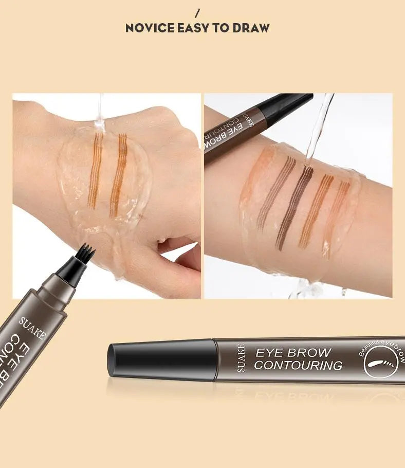Eyebrow Pencil Waterproof Liquid Eyebrow Pen - The Trend