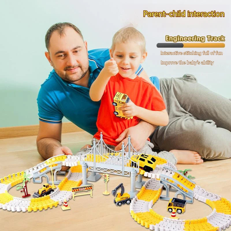 Track car toy track glide children's small train toy - The Trend