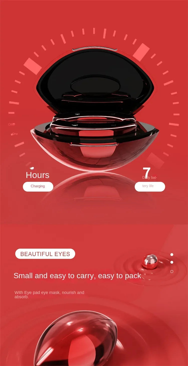 Anti-aging 3D Eye Vibration Led Red Light Therapy Device Wrinkle Dark Circle Re Ems Eye Massager