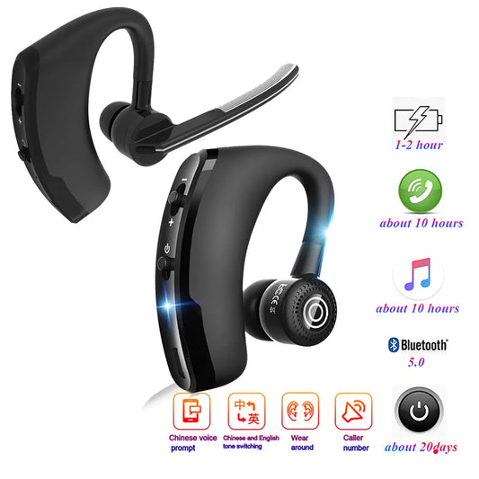 Wireless Stereo HD Mic Headphones Bluetooth - The Trend