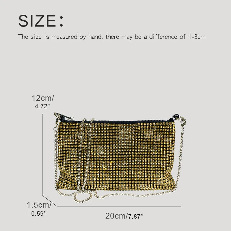 Lady Shiny Evening Bags For Women Luxury Designer Shoulder And Purses