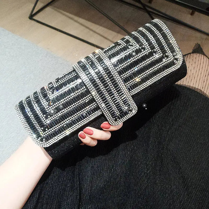 Crystal Evening Clutch Bag - The Trend