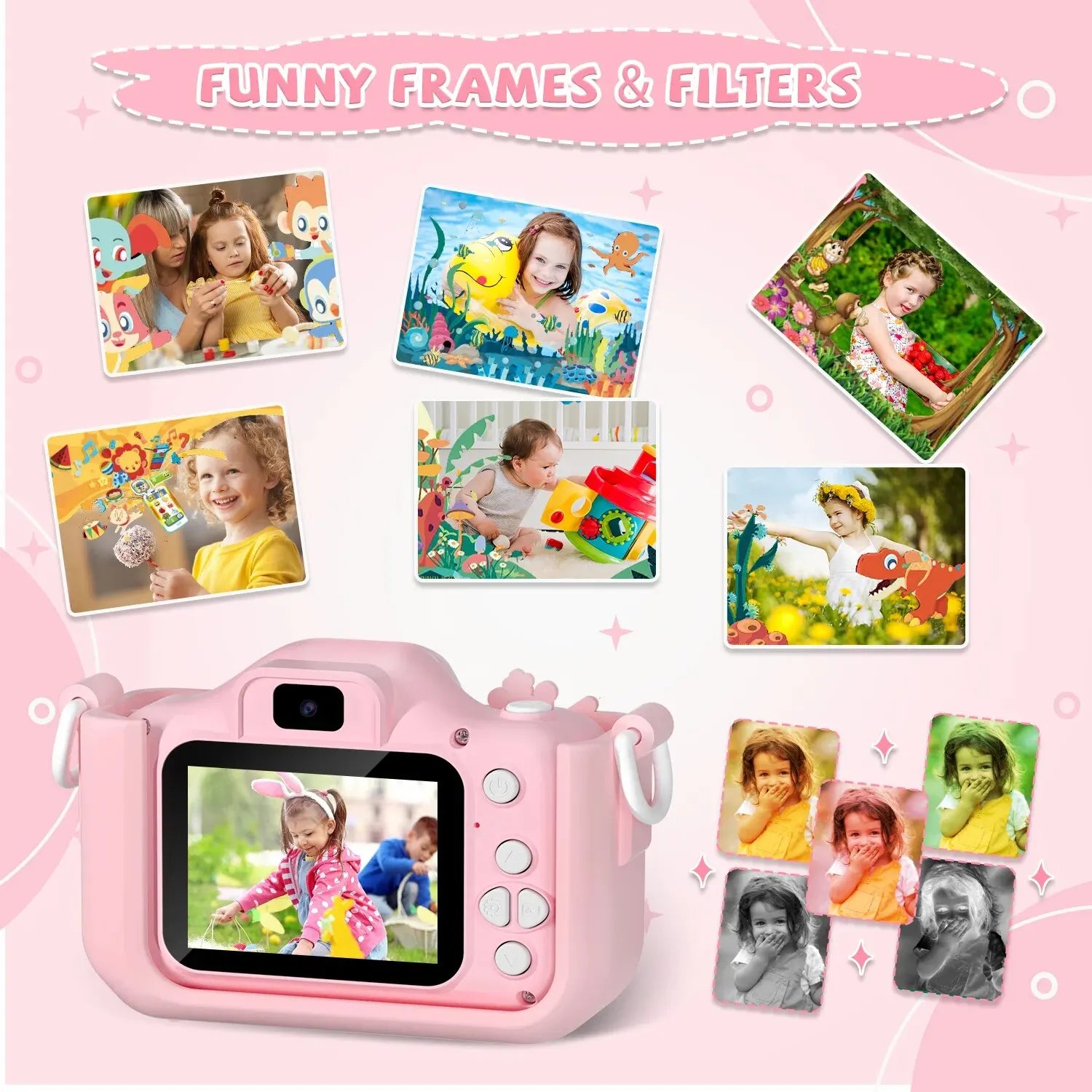 Digital Video Camera 2.0-inch Kids Camera with Silicone Cases Toys - The Trend