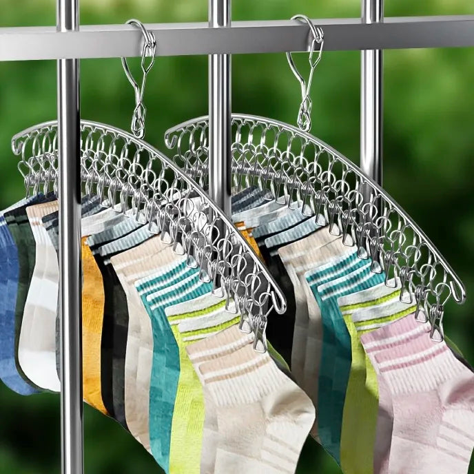 10/20Pegs Stainless Steel Clothes Drying Hanger - The Trend