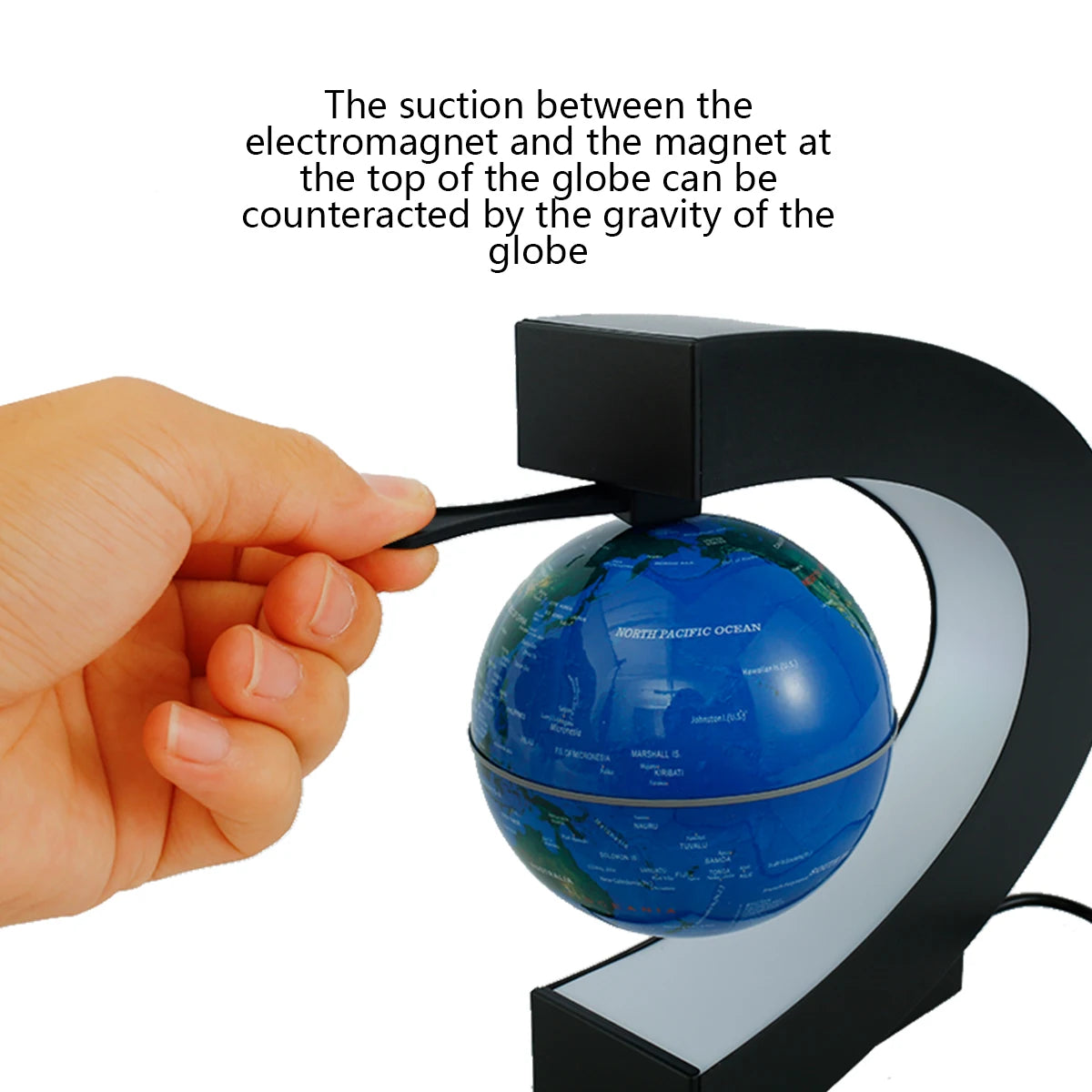 Magnetic Levitation Globe LED Earth Floating Lamp Rotating Globe Bedside Lights Novelty Christmas Gift