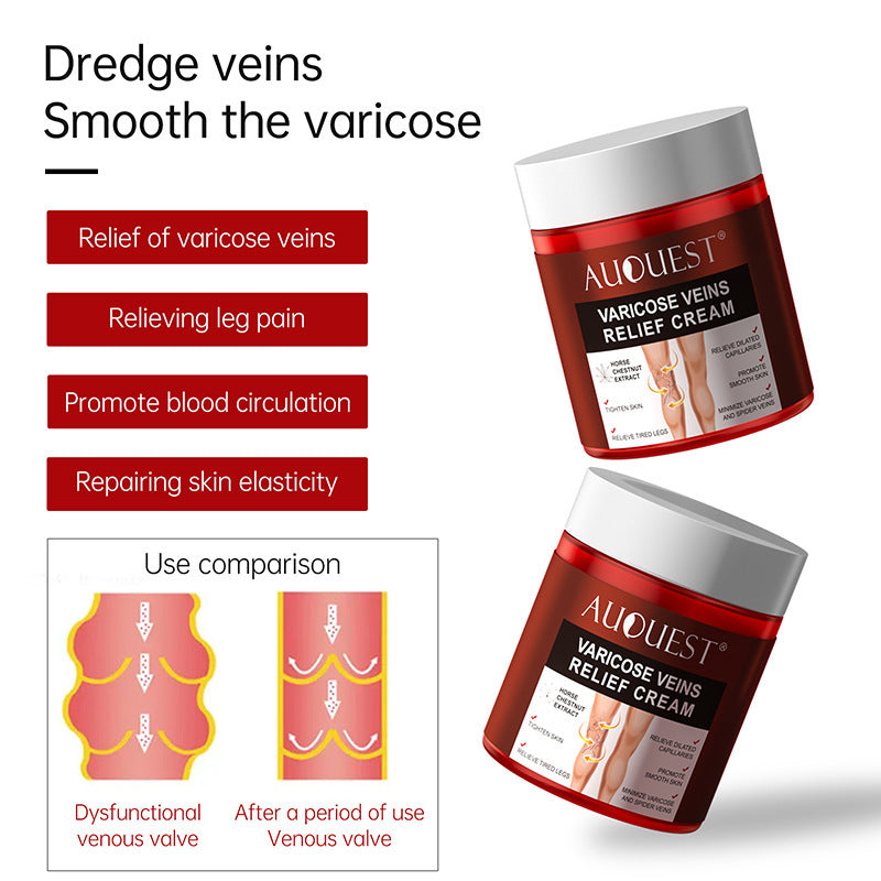 Venous Cream Leg Blood Vessels Bulge Glue Small