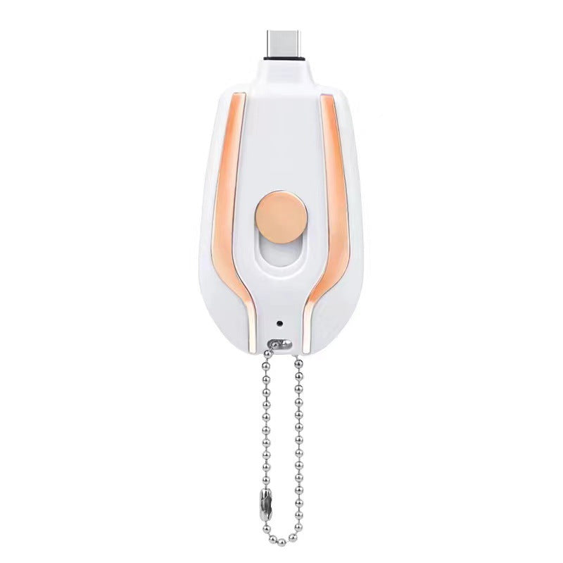 1500mAh Mini Power Emergency Pod Keychain Charger With Type-C Ultra-Compact Mini Battery - The Trend