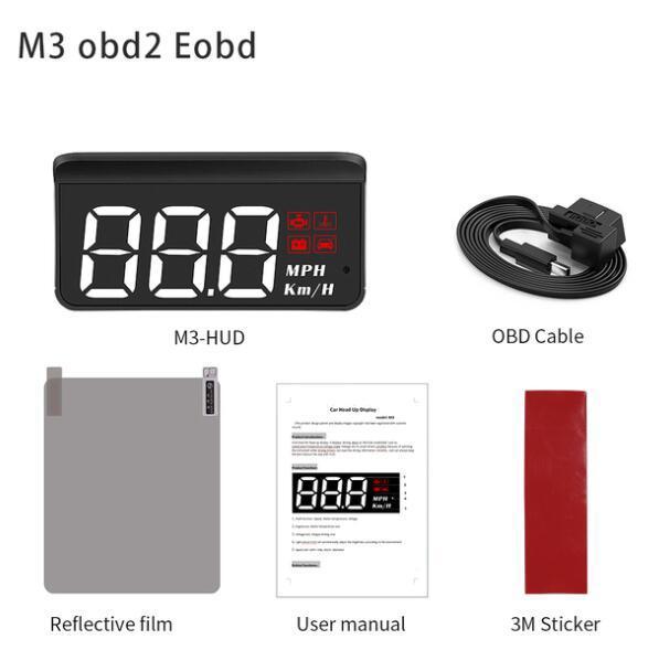 M3 Car OBD2 GPS Head-Up Display Car HUD Projector Display